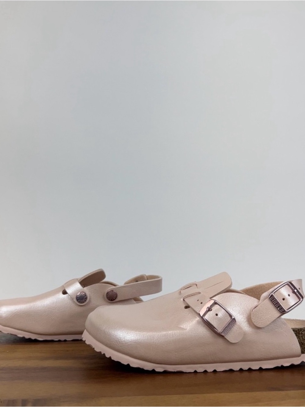 New Big Kids Birkenstock Tokio Kids Birkibuc Pink‎ Slingback Slide Clogs Size 33 - Picture 3 of 7